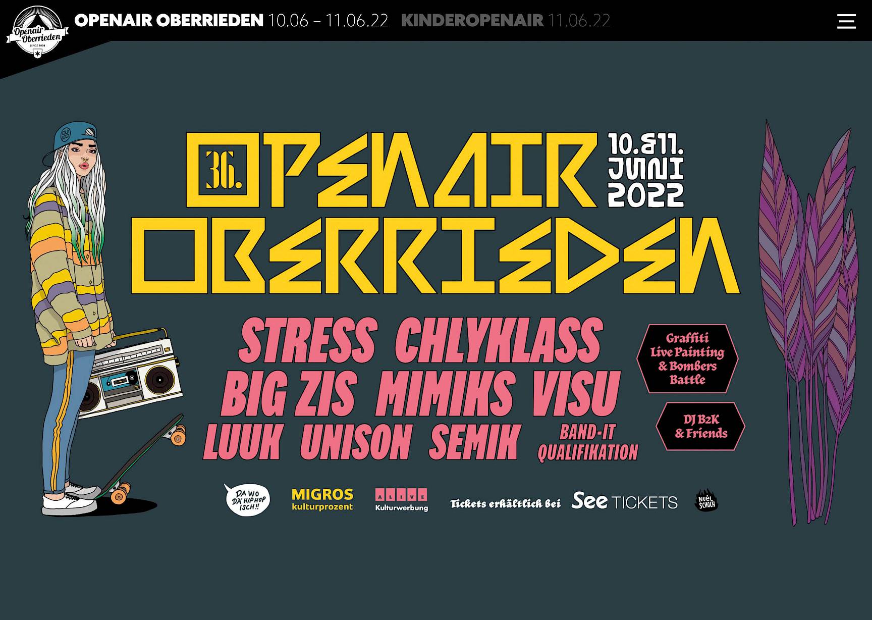 Openair Oberrieden, Hip-Hop Festival