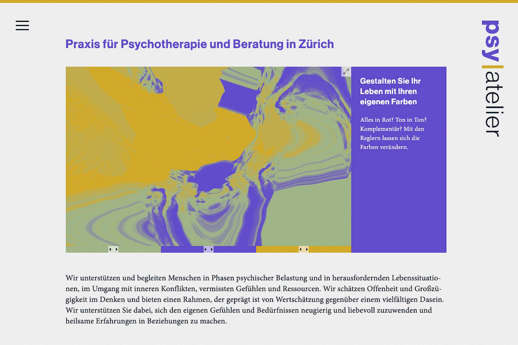 Praxis für Psychotherapie und Beratung in Zürich