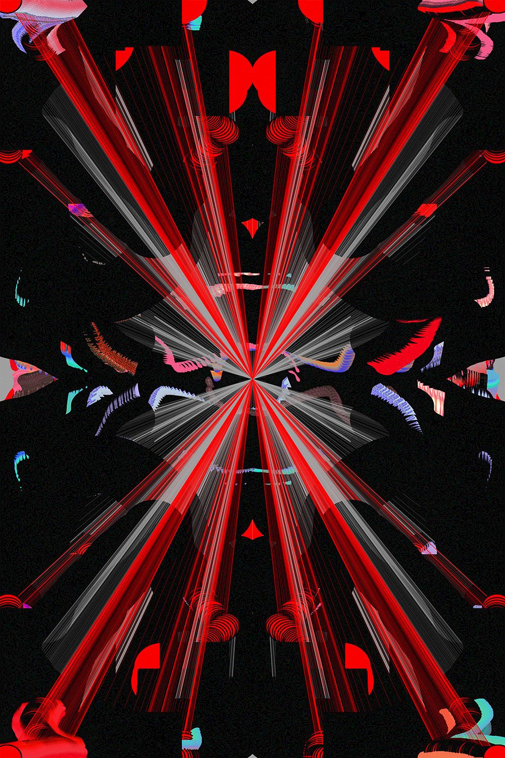 Fortlaufende, generative Kunst-Serie basierend auf einem mit p5.js programmierten Zeichnungsscript.