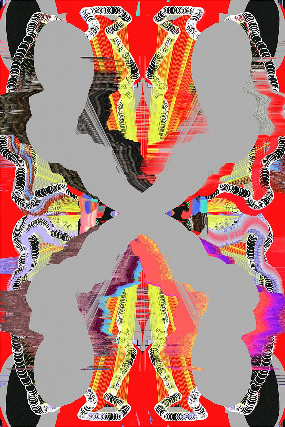 Fortlaufende, generative Kunst-Serie basierend auf einem mit p5.js programmierten Zeichnungsscript.