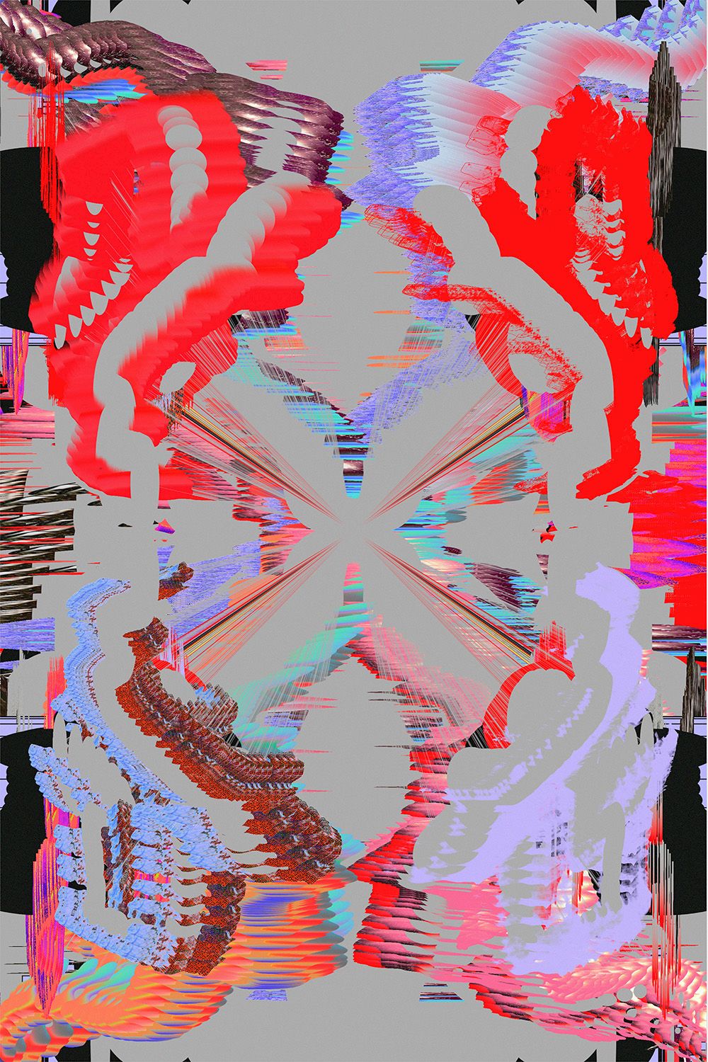 Fortlaufende, generative Kunst-Serie basierend auf einem mit p5.js programmierten Zeichnungsscript.