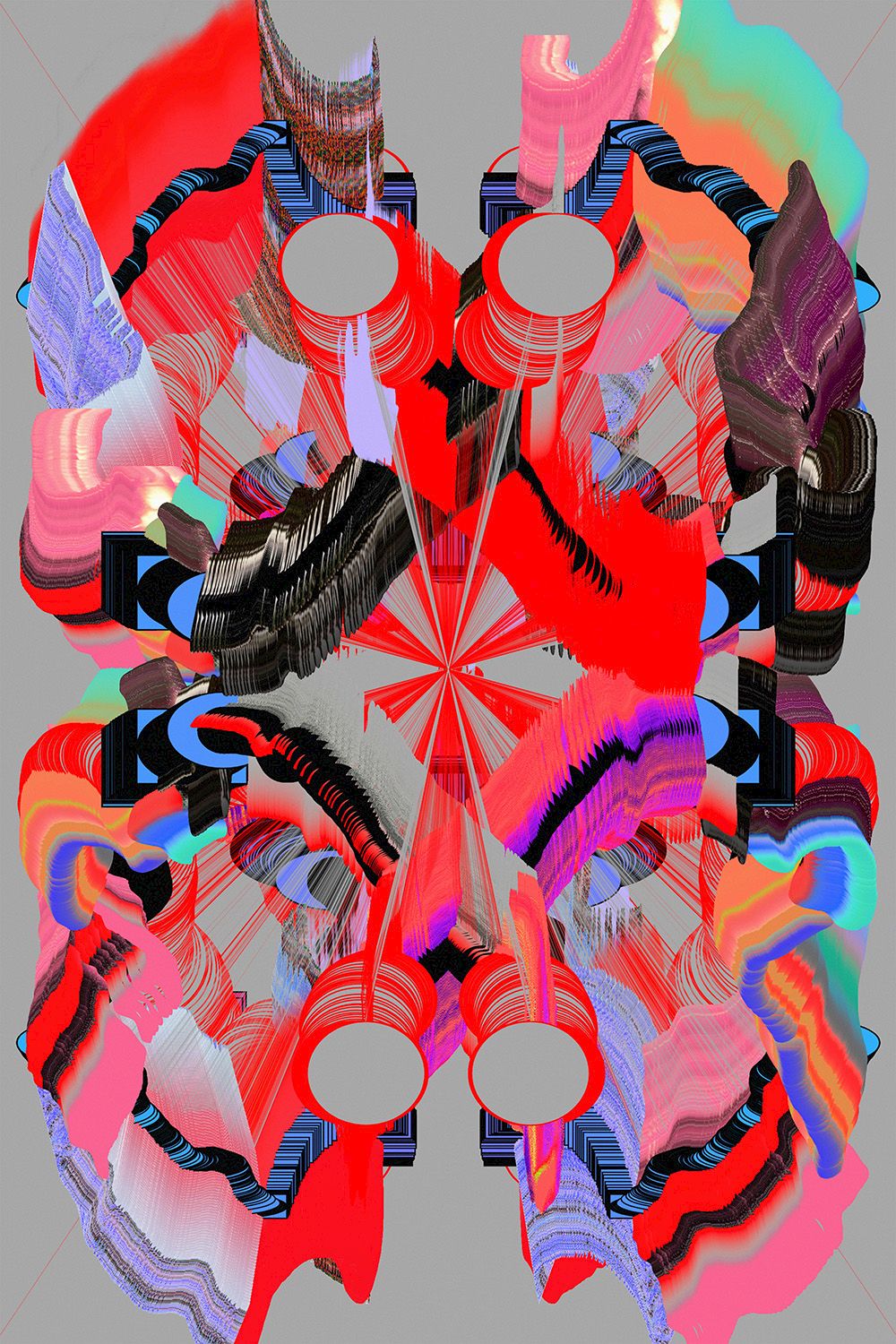 Fortlaufende, generative Kunst-Serie basierend auf einem mit p5.js programmierten Zeichnungsscript.